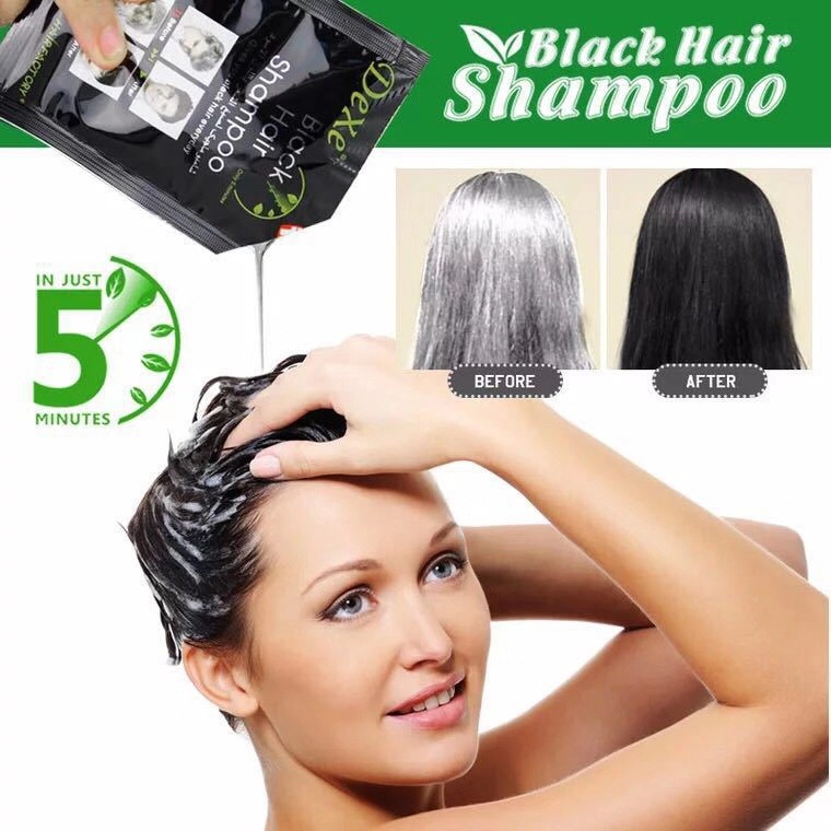 10 Pcs Fast Black Hair Shampoo - Hair Spray Color 评论和价格