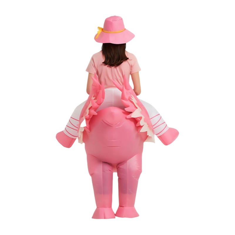Pink Flamingo Inflatable Costu - Cosplay Prop 评论和价格