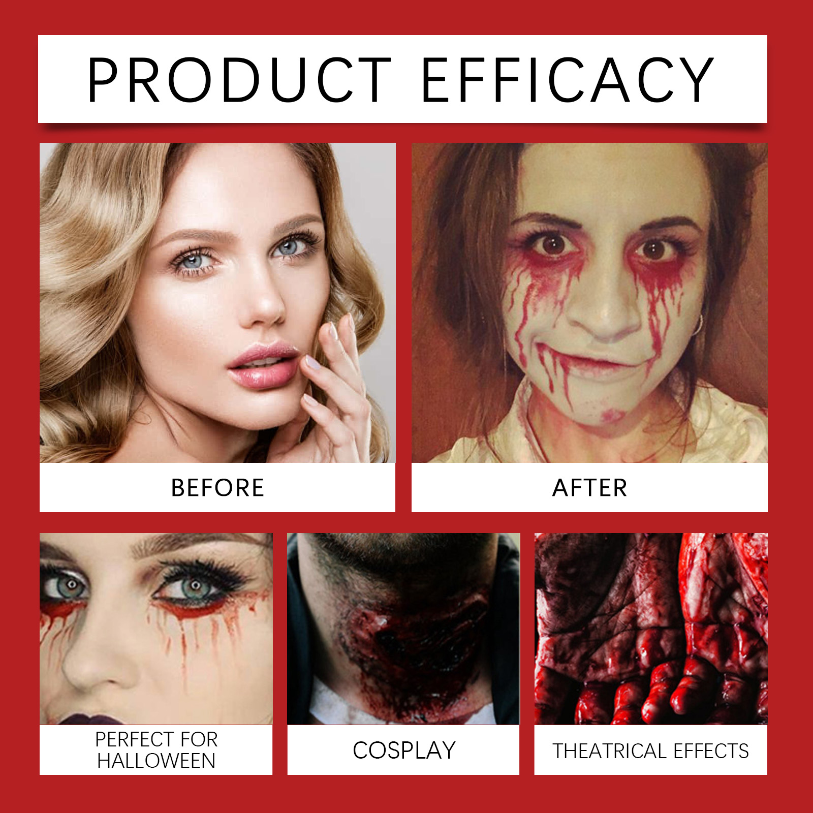 Professional Halloween Fake Bl - Cosplay Prop Paint 评论和价格