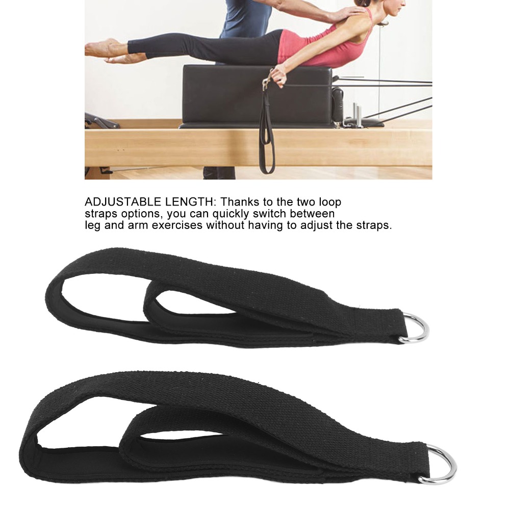2PCS Practical Anti Slip Pilat - D Ring Strap 评论和价格