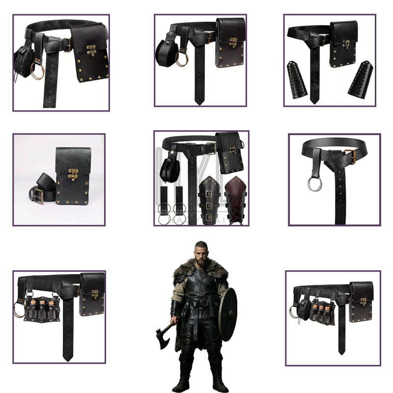 Viking Costume Accessories Set - Cosplay Prop 评论和价格