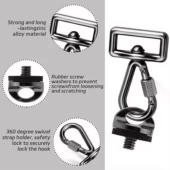 Camera Shoulder Strap Screw 1/ - D Ring Strap 评论和价格