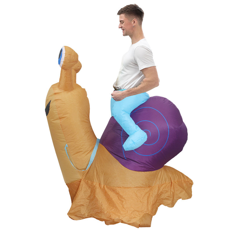 Riding Snail Inflatable Costum - Cosplay Prop 评论和价格