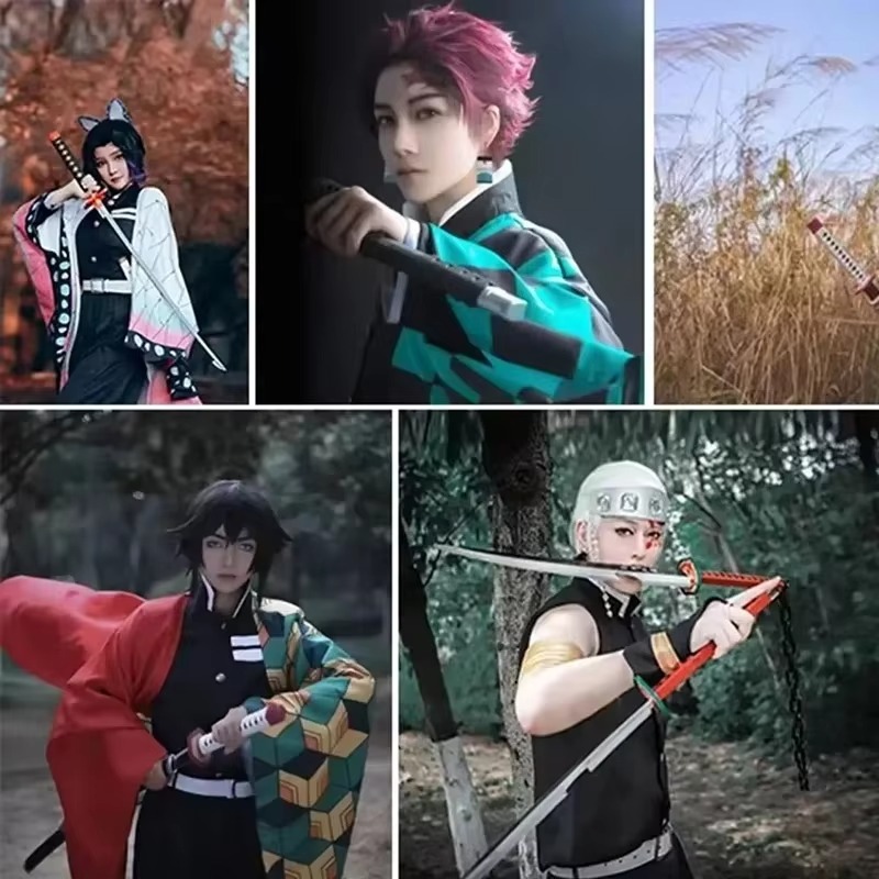 41in/104cm Demon Slayer Katana - Cosplay Prop Dagger 评论和价格