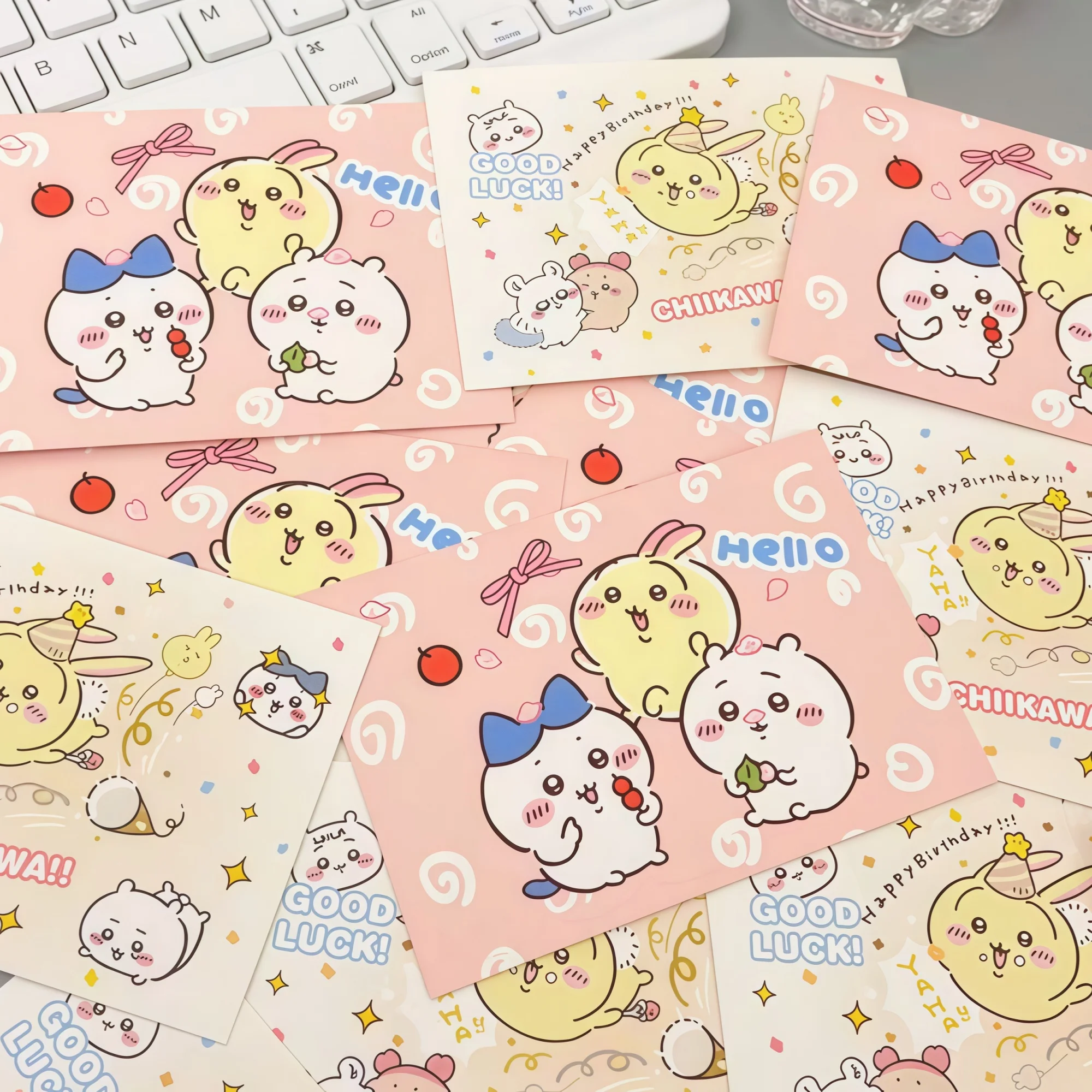 20Pcs/Set Chiikawa Greeting Ca - Cosplay Fire Prop 评论和价格